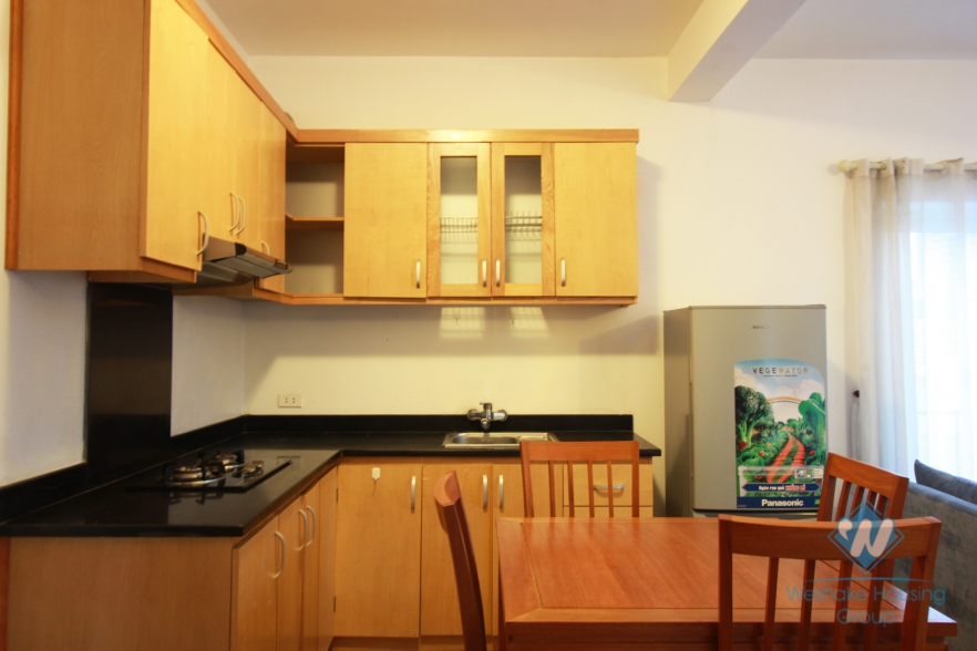 1 bedroom bright and lovely apartment for rent in Ba Dinh