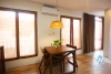 One bedroom apartment for rent near Embassy of Japan, Van Cao street, Hanoi.