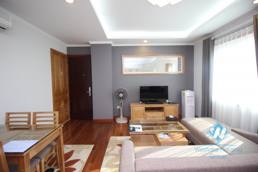 Bright and furnished apartment for rent in Ba Dinh district