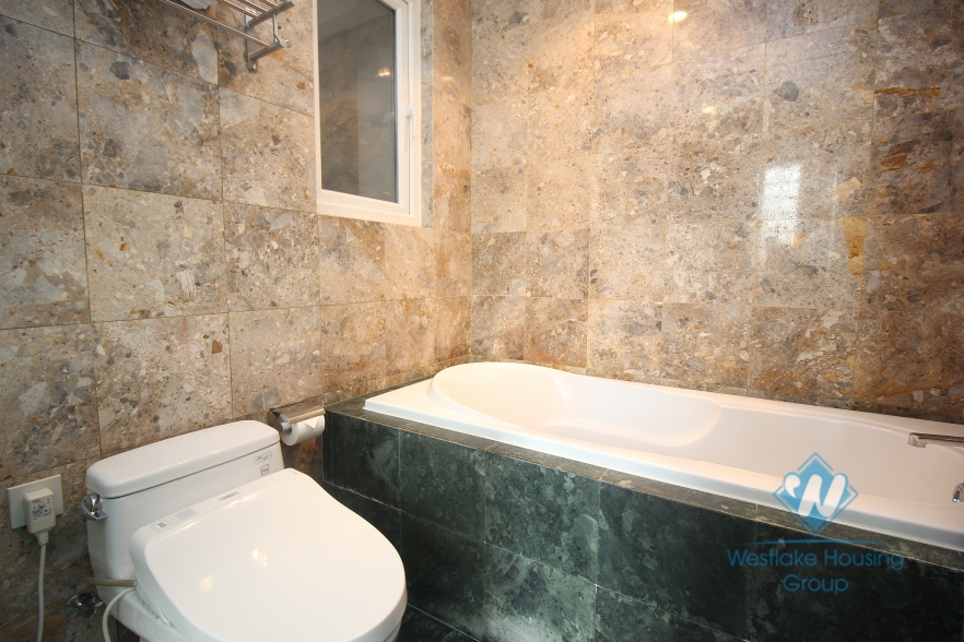 Bright and furnished apartment for rent in Ba Dinh district