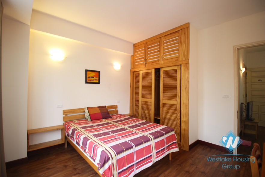 Comfortable one bedroom apartment for rent in Tran Phu street, Ba Dinh district, Ha Noi