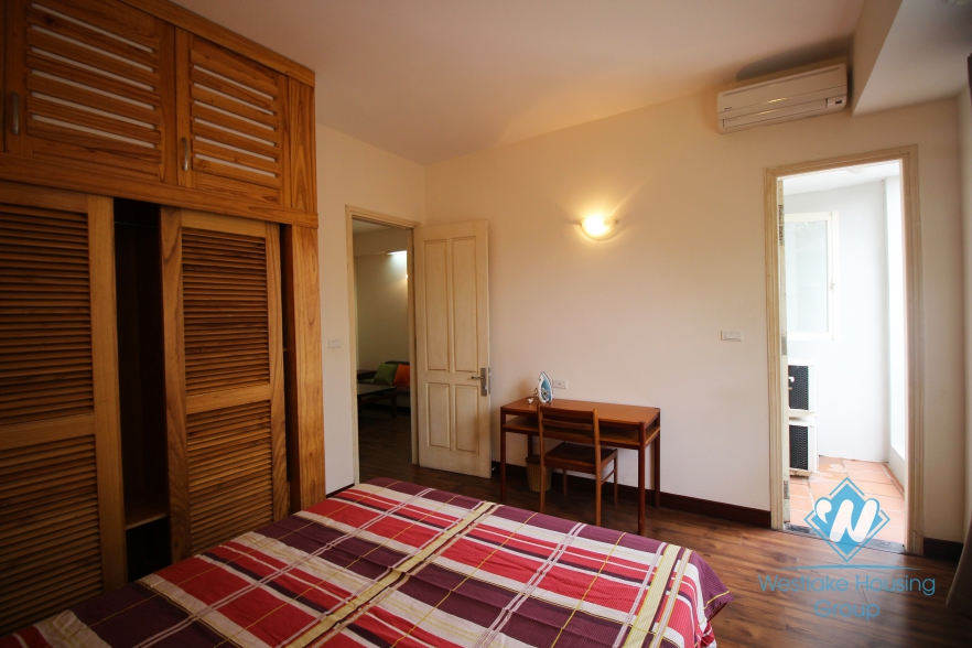 Comfortable one bedroom apartment for rent in Tran Phu street, Ba Dinh district, Ha Noi