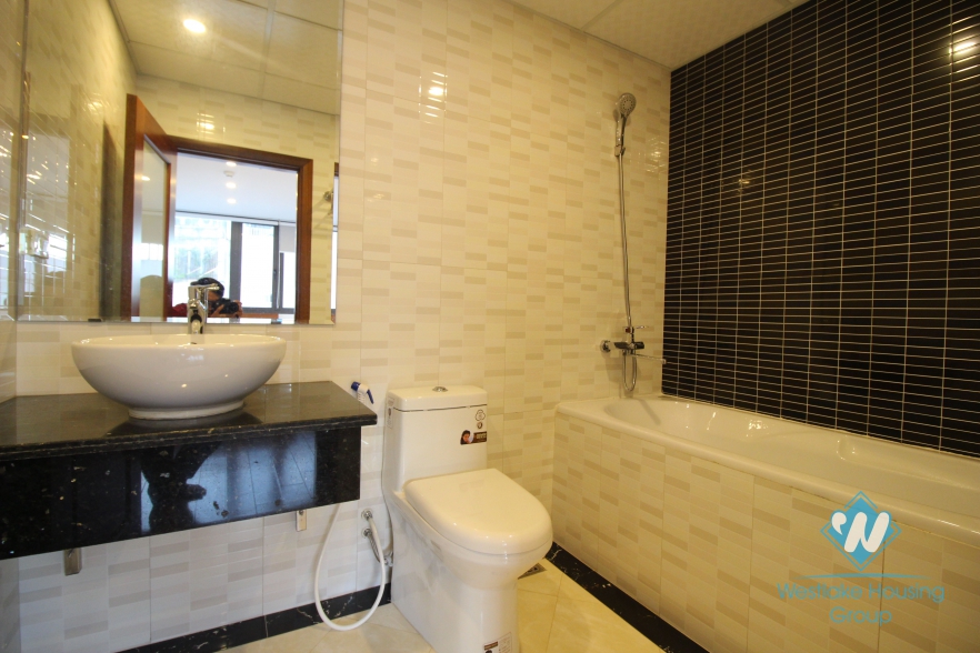 Nicely high floor apartment for rent in Ba Dinh, Hanoi