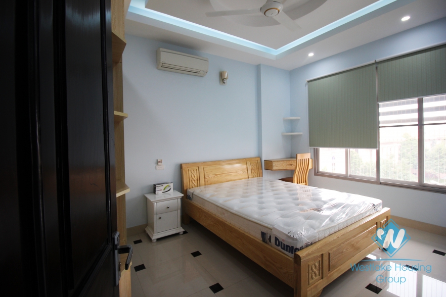 Airy beautiful apartment with green view for rent in Ba Dinh