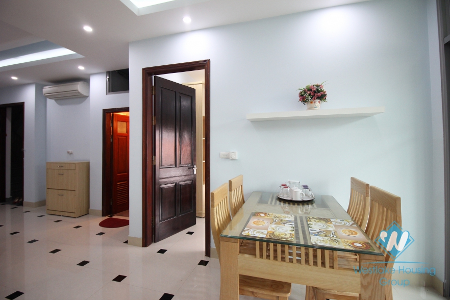 Airy beautiful apartment with green view for rent in Ba Dinh