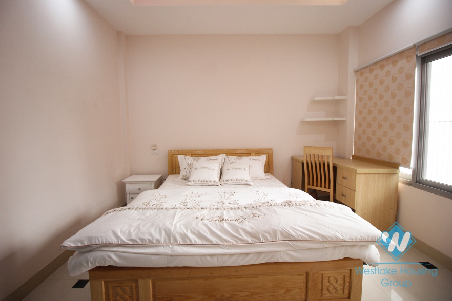 Airy beautiful apartment with green view for rent in Ba Dinh