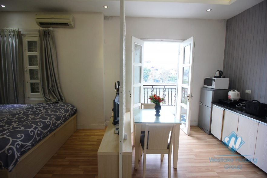 A nice studio with lake view for rent in Ba Dinh, Ha Noi