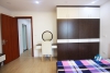 Two bedrooms apartment in the high floor is available for rent in Ba Dinh. 