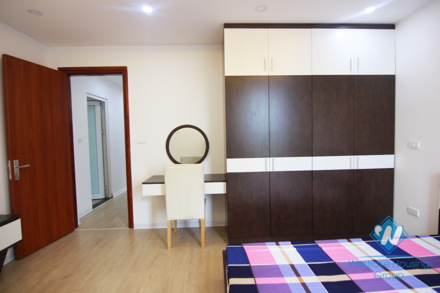 Two bedrooms apartment in the high floor is available for rent in Ba Dinh. 