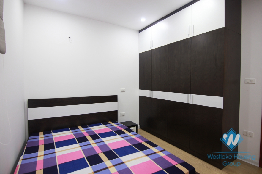 Two bedrooms apartment in the high floor is available for rent in Ba Dinh. 