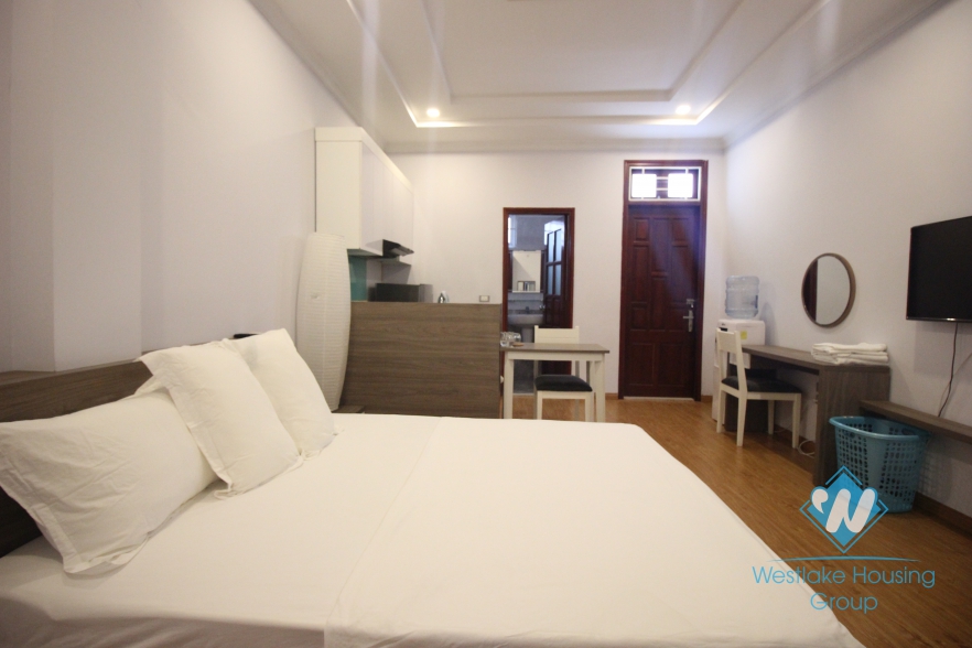 Bright studio apartment for rent in Cau Giay District