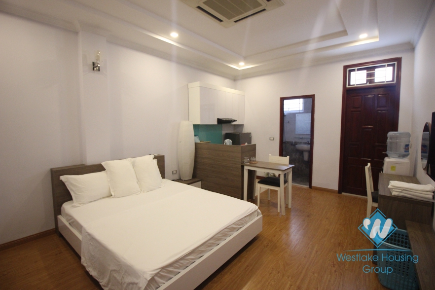 Bright studio apartment for rent in Cau Giay District