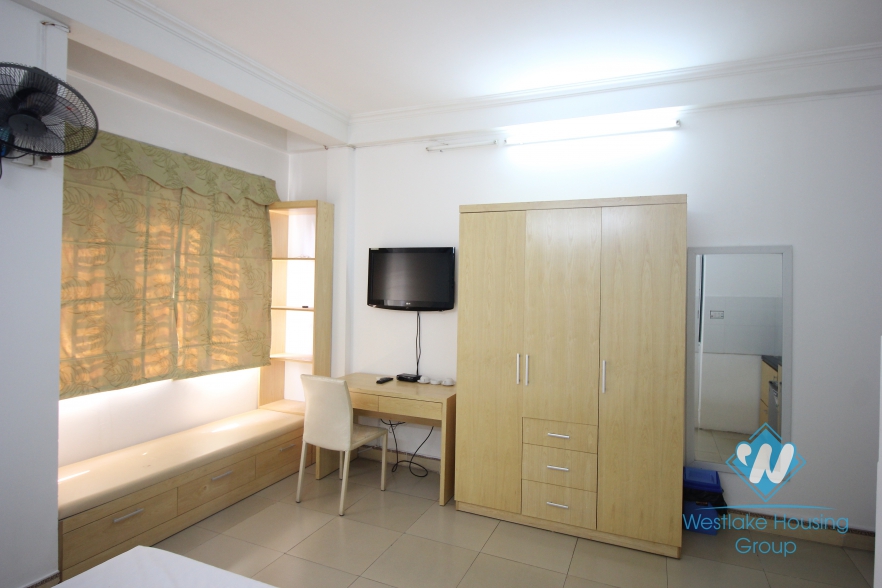 5th-floor lovely studio apartment for rent in Cau Giay District