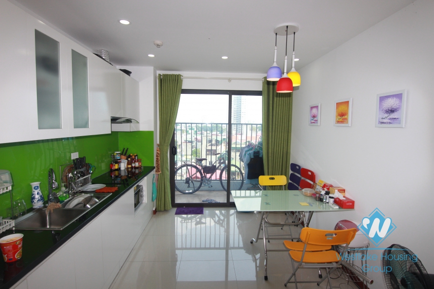 750 USD per month - A clean apartment for rent in 125 Hoang Ngan building, cau Giay district 