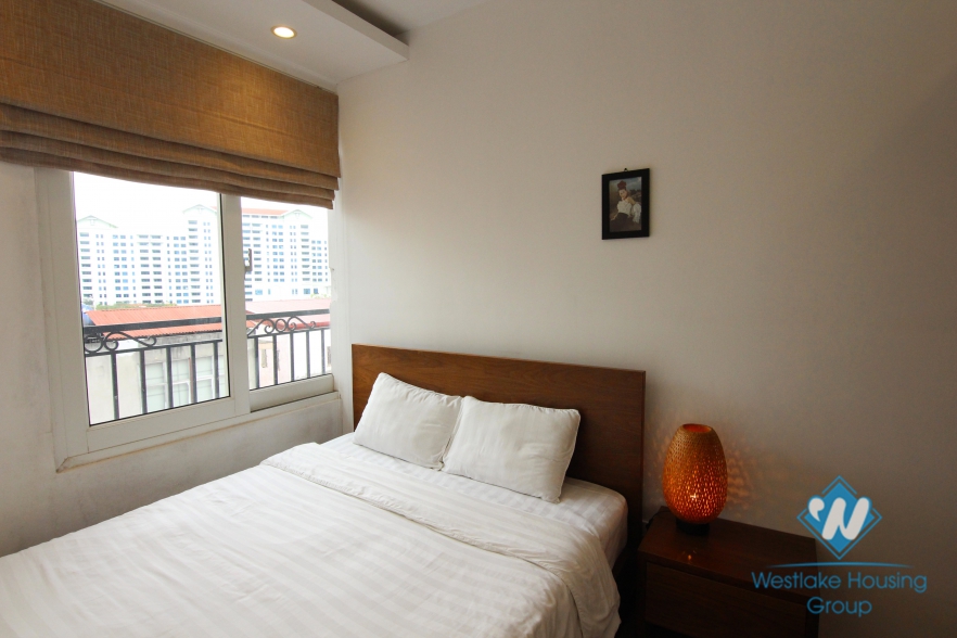 Airy one bedroom apartment for rent in Ba Dinh District 