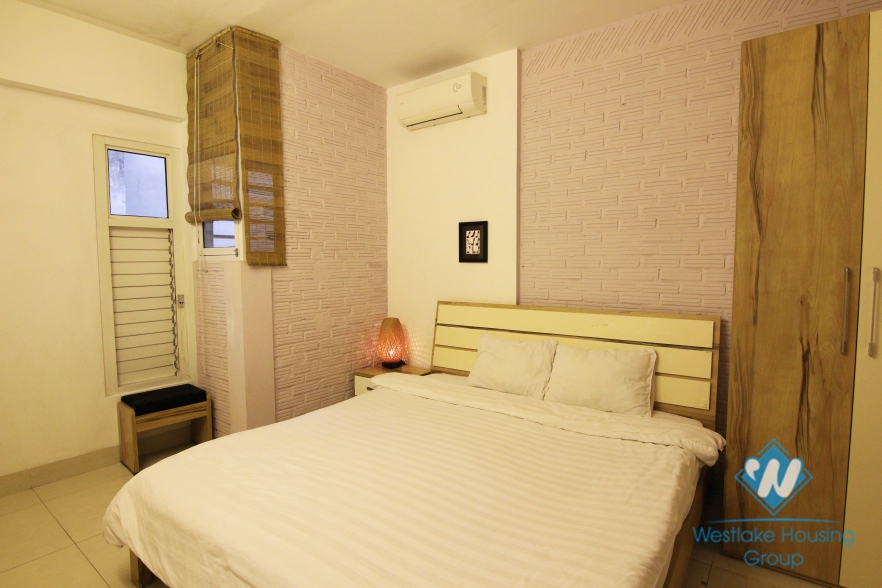 Cozy one bedroom apartment for rent in Ba Dinh Ward