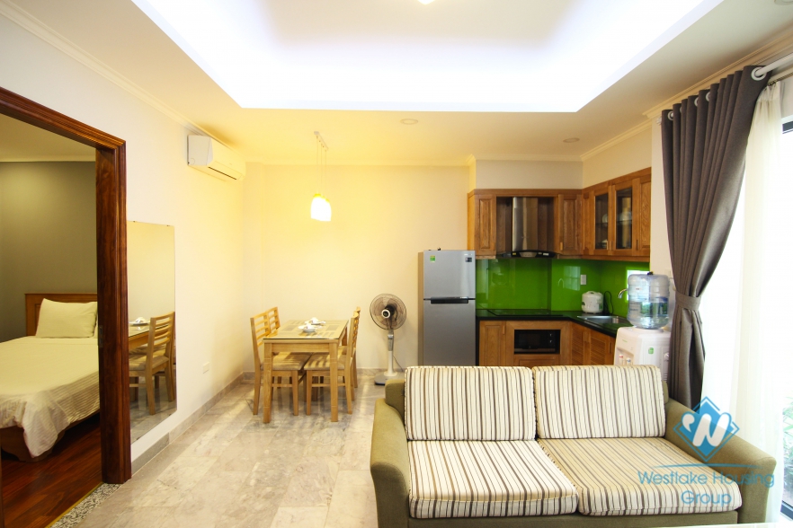 Lovely and lighted apartment for rent in Ba Dinh, Ha Noi