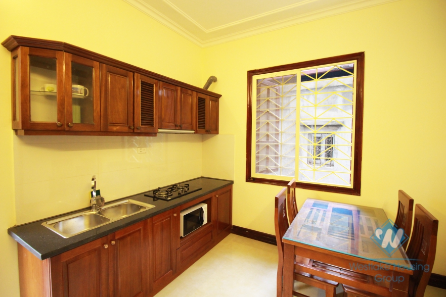 One bedroom apartment for rent in Ngoc Ha street, Ba Dinh district, Ha Noi