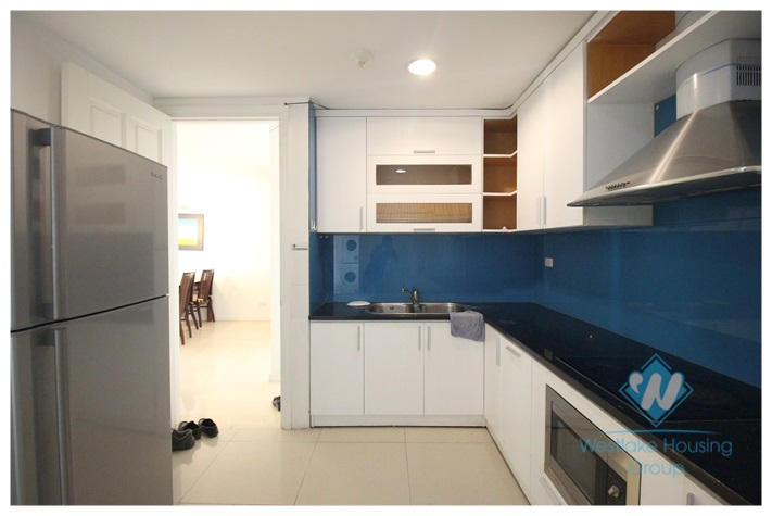 Apartment with 145sqm living space for rent in Ciputra, Tay Ho, Hanoi.