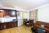 Serviced one bedroom apartment for rent in Kim Ma street, near Lotte Tower