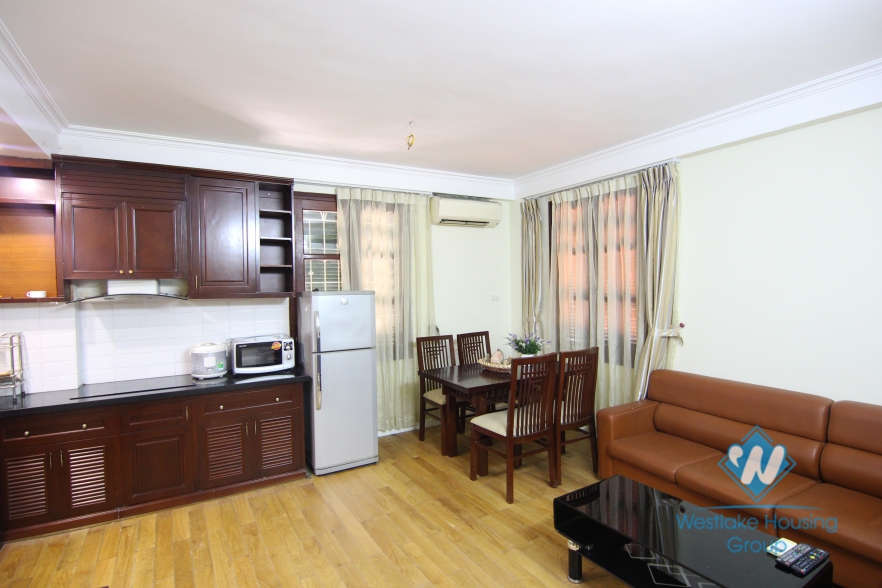 Serviced one bedroom apartment for rent in Kim Ma street, near Lotte Tower