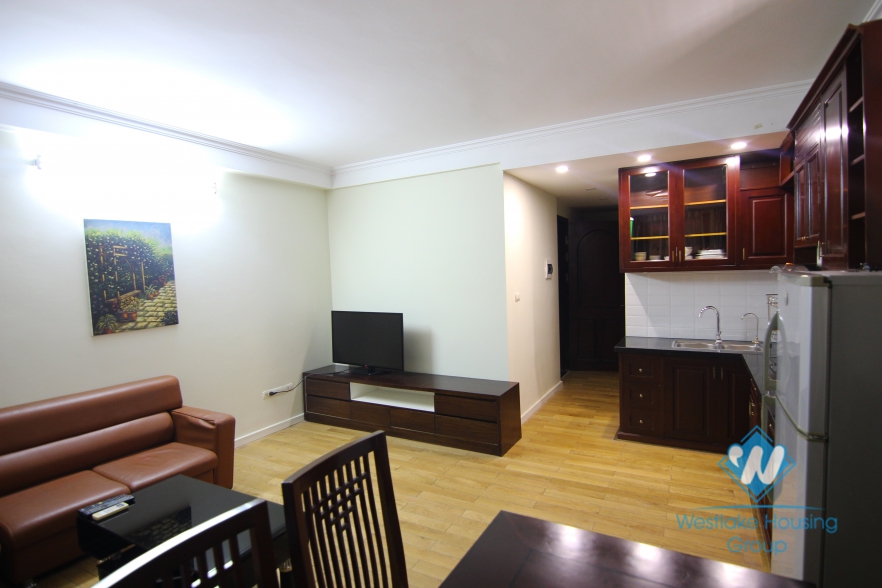 Serviced one bedroom apartment for rent in Kim Ma street, near Lotte Tower