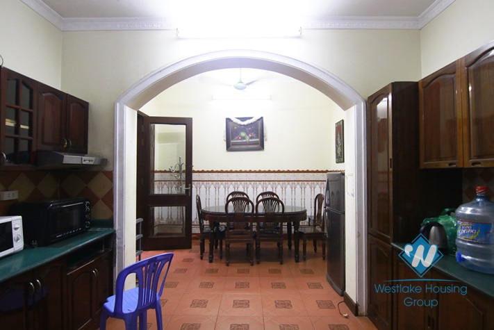 Four bedrooms house for rent in Doi Can street, Ba Dinh district, Hanoi