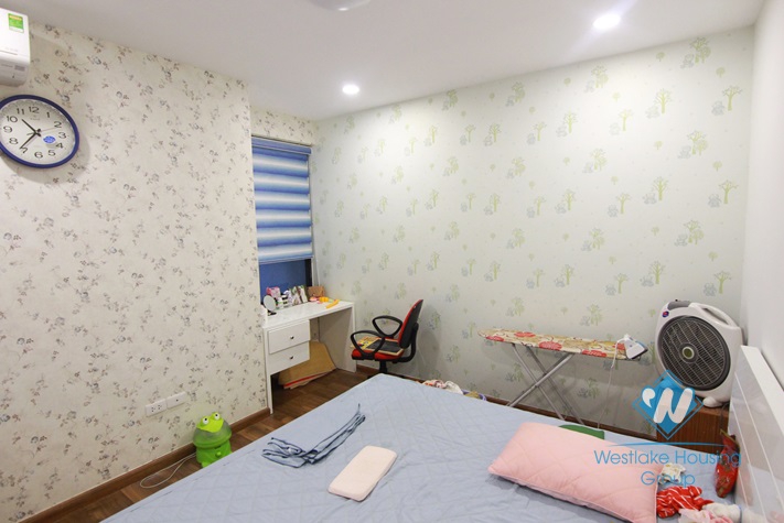 02 bedrooms apartment with modern furniture for rent in Gold Mark City Tower 