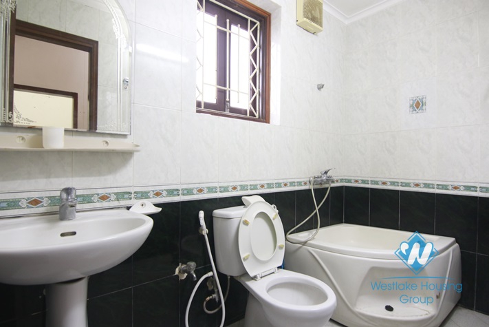 Four bedrooms house for rent in Doi Can street, Ba Dinh district, Hanoi