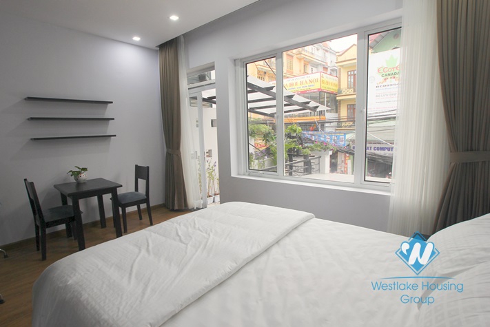 Brand new 01 bedroom services apartment for rent near Tran Duy Hung, Cau Giay, Hanoi