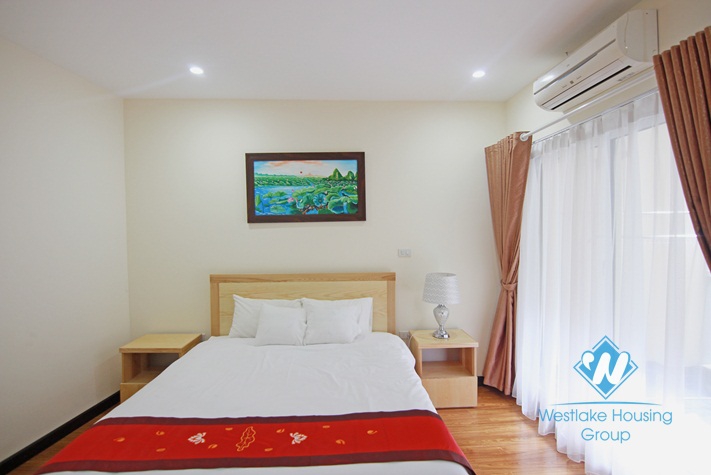 Two bedrooms apartment with Gym room in terrace for rent in Tay Ho