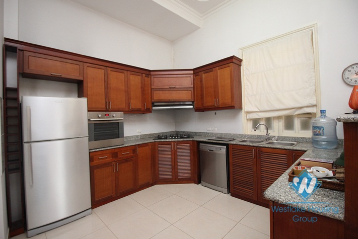 Swimming pool garden villa for rent on To Ngoc Van, Tay Ho, Hanoi