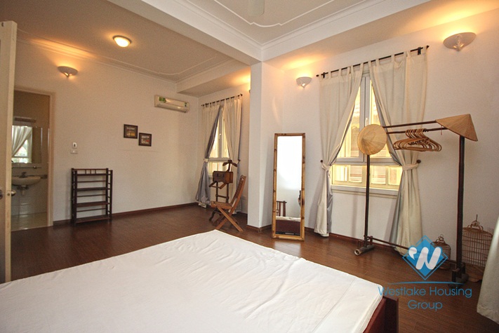 Swimming pool garden villa for rent on To Ngoc Van, Tay Ho, Hanoi