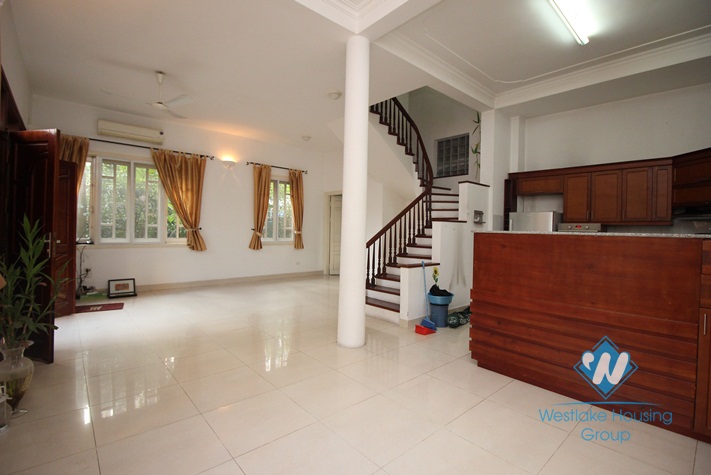 Swimming pool garden villa for rent on To Ngoc Van, Tay Ho, Hanoi