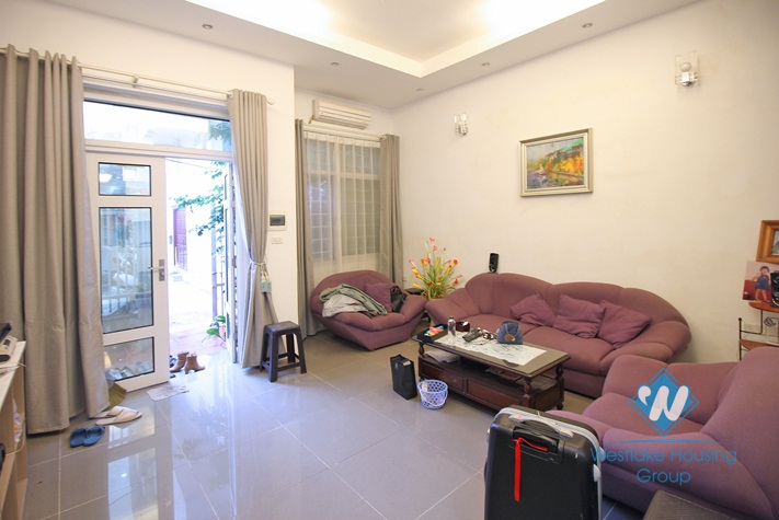 A beautiful house with back yard and terrace for rent in Tay Ho, Hanoi