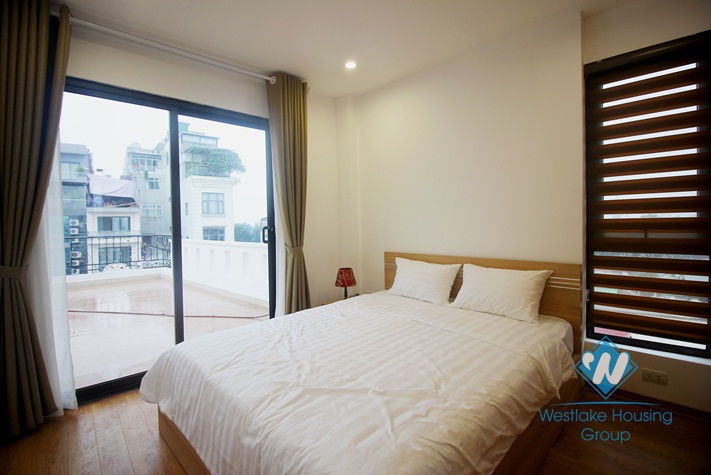Truc Bach view apartment for rent, huge terrace, modern furnishings