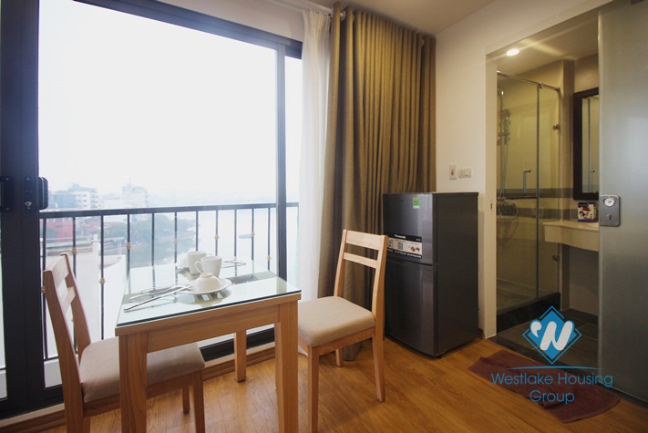 Truc Bach view apartment for rent, huge terrace, modern furnishings