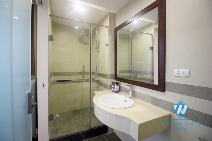 Truc Bach view apartment for rent, huge terrace, modern furnishings