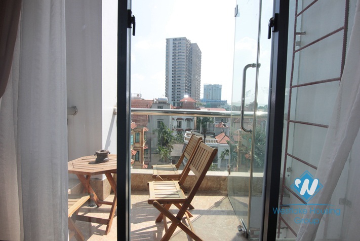 Bright one bedroom apartment for rent on To Ngoc Van, Tay Ho