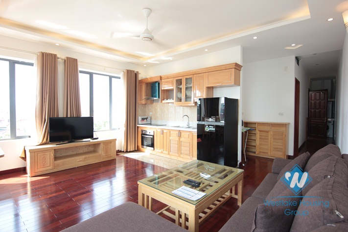 Bright one bedroom apartment for rent on To Ngoc Van, Tay Ho