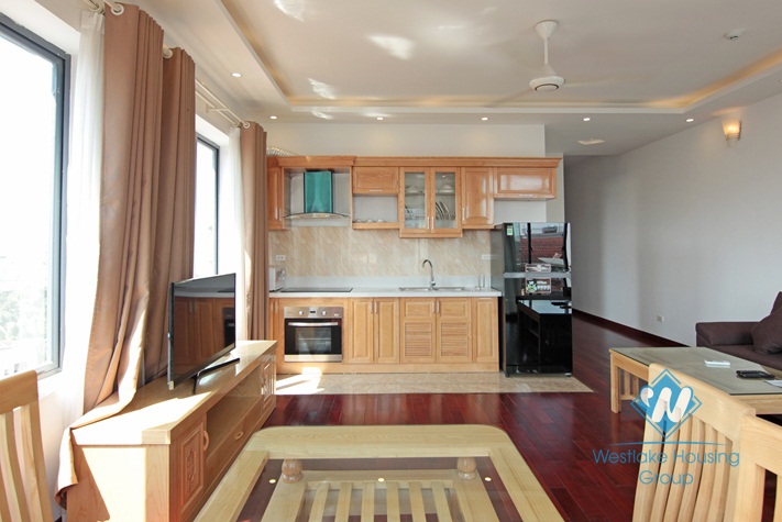 Bright one bedroom apartment for rent on To Ngoc Van, Tay Ho