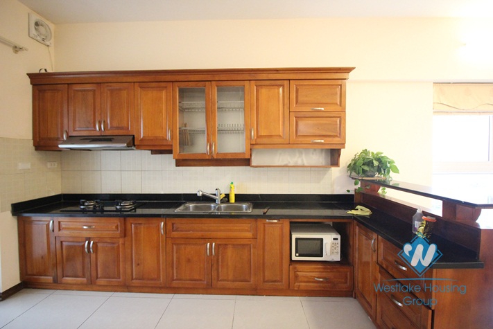 Spacious affordable apartment for rent in Vuon Dao building, Tay Ho