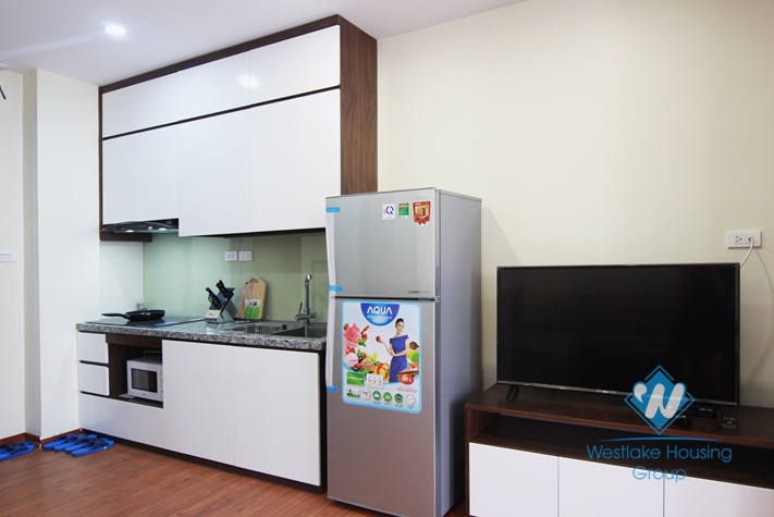 Quality & full of light studio for rent on To Ngoc Van, Tay Ho, Hanoi