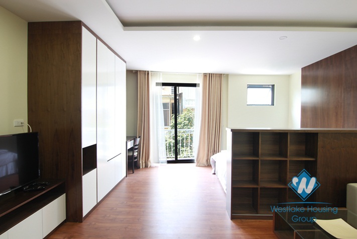 Quality & full of light studio for rent on To Ngoc Van, Tay Ho, Hanoi