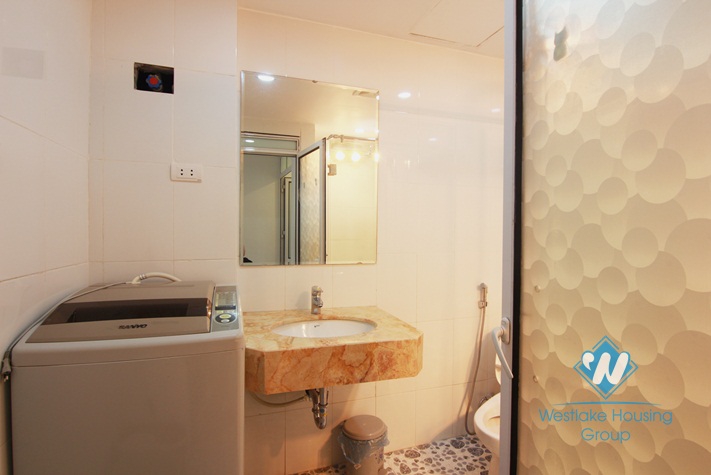 Balcony lakeview apartment for rent in Yen Phu Village, Tay Ho District