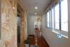 Balcony lakeview apartment for rent in Yen Phu Village, Tay Ho District
