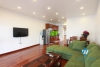 Balcony lakeview apartment for rent in Yen Phu Village, Tay Ho District