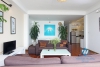 Lake view apartment on 4th floor for rent in Yen Phu island