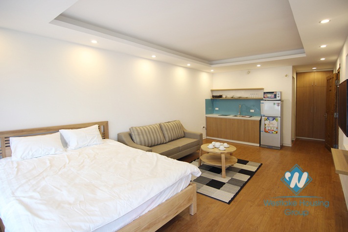 Nice studio for rent with balcony in Tay Ho, Hanoi 