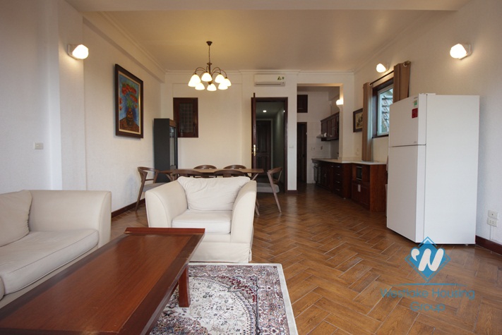 Newly renovated apartment for rent in Truc Bach island, Ba Dinh